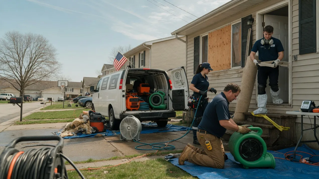 Water Damage Restoration in Stevens, PA near me
